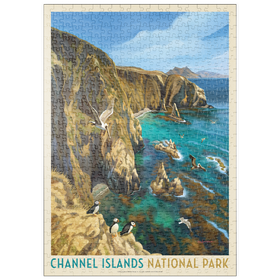 Darstellung des Puzzle Motivs Channel Islands National Park: Birds Of A Feather - Puzzleteile: 500