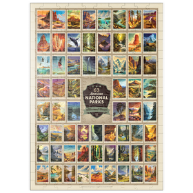 Darstellung des Puzzle Motivs 63 Image National Park Print: by Arden von Haeger - Puzzleteile: 200