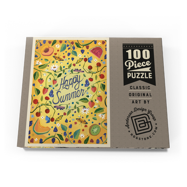 Darstellung des Puzzle Motivs Happy Summer Fruit and Floral Garden 100 Puzzle Schachtel Ansicht3