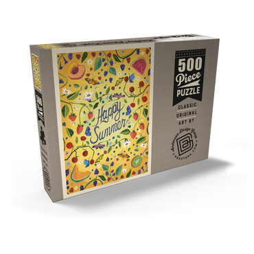 Darstellung des Puzzle Motivs Happy Summer Fruit and Floral Garden 500 Puzzle Schachtel Ansicht2