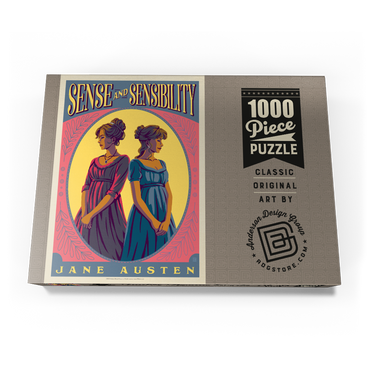 Darstellung des Puzzle Motivs Sense And Sensibility: Jane Austen 1000 Puzzle Schachtel Ansicht3