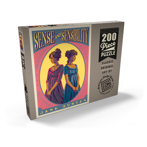 Darstellung des Puzzle Motivs Sense And Sensibility: Jane Austen Sense And Sensibility: Jane Austen 200 Puzzle Schachtel Ansicht2