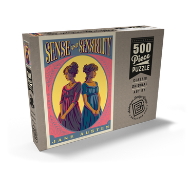Darstellung des Puzzle Motivs Sense And Sensibility: Jane Austen 500 Puzzle Schachtel Ansicht2