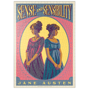 Darstellung des Puzzle Motivs puzzleplate Sense And Sensibility: Jane Austen 500 Puzzle