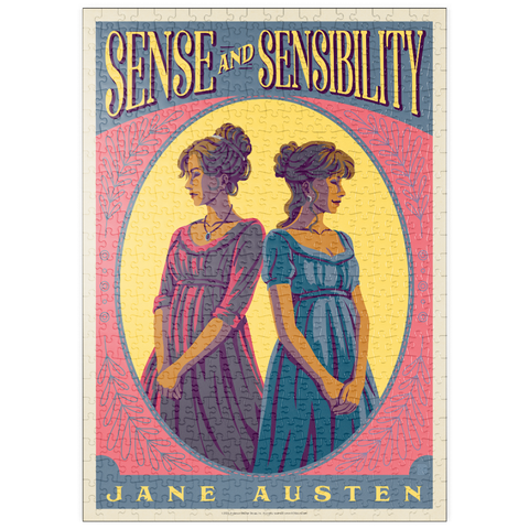 Darstellung des Puzzle Motivs Sense And Sensibility: Jane Austen puzzleplate Sense And Sensibility: Jane Austen 500 Puzzle