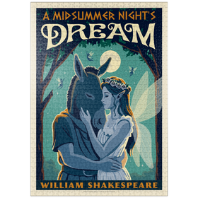 Darstellung des Puzzle Motivs A Midsummer Night's Dream: William Shakespeare - Puzzleteile: 1000