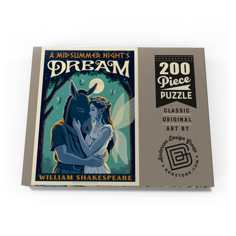 Darstellung des Puzzle Motivs A Midsummer Night's Dream: William Shakespeare A Midsummer Night's Dream: William Shakespeare 200 Puzzle Schachtel Ansicht3