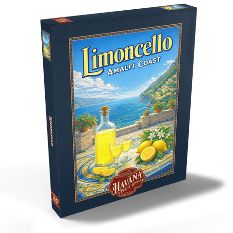 Darstellung des Puzzle Motivs Limoncello - Lemon Terrace, Amalfi Coast Limoncello - Lemon Terrace, Amalfi Coast 100 Puzzle Schachtel Ansicht2