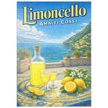 Darstellung des Puzzle Motivs puzzleplate Limoncello - Lemon Terrace, Amalfi Coast 200 Puzzle