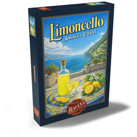Darstellung des Puzzle Motivs Limoncello - Lemon Terrace, Amalfi Coast Limoncello - Lemon Terrace, Amalfi Coast 500 Puzzle Schachtel Ansicht2