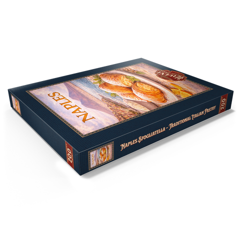 Darstellung des Puzzle Motivs Naples Sfogliatella – Traditional Italian Pastry Naples Sfogliatella – Traditional Italian Pastry 200 Puzzle Schachtel Ansicht1