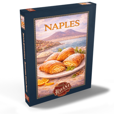 Darstellung des Puzzle Motivs Naples Sfogliatella – Traditional Italian Pastry 200 Puzzle Schachtel Ansicht2