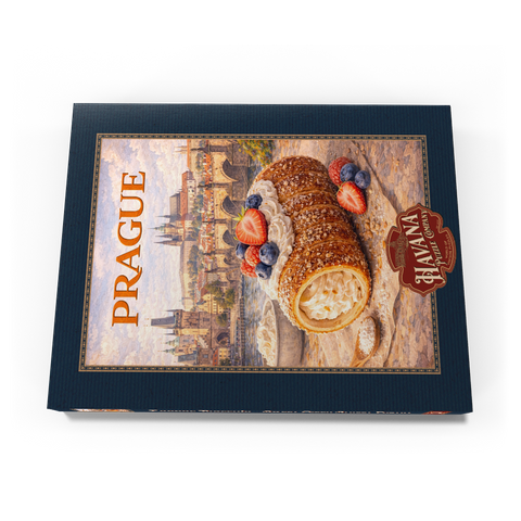 Darstellung des Puzzle Motivs Prague Trdelník – Sweet Czech Street Pastry Prague Trdelník – Sweet Czech Street Pastry 100 Puzzle Schachtel Ansicht3