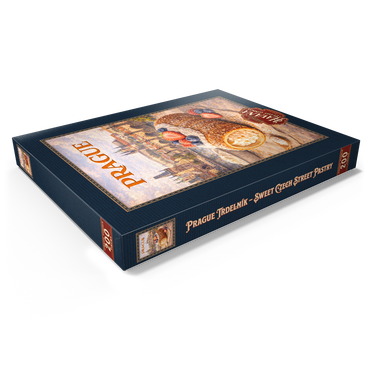Darstellung des Puzzle Motivs Prague Trdelník – Sweet Czech Street Pastry 200 Puzzle Schachtel Ansicht1