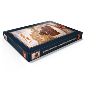 Alternative Darstellung des Puzzle-Motivs Vienna Sachertorte – Classic Austrian Chocolate Cake – Puzzleteile: 200