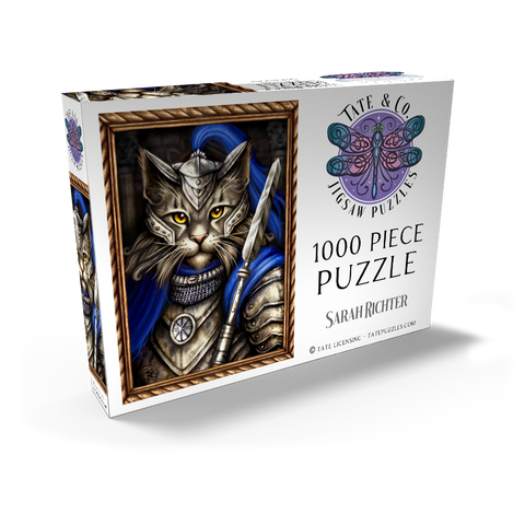 Darstellung des Puzzle Motivs Lord Scratch Knight – Sarah Richter Lord Scratch Knight - Sarah Richter 1000 Puzzle Schachtel Ansicht2