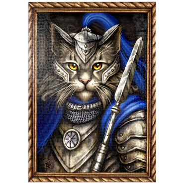 Darstellung des Puzzle Motivs puzzleplate Lord Scratch Knight - Sarah Richter 1000 Puzzle
