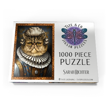 Darstellung des Puzzle Motivs Sir de la Fluff Aristocrat 1000 Puzzle Schachtel Ansicht3