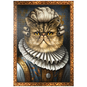 Darstellung des Puzzle Motivs Sir de la Fluff, der Aristokrat - Puzzleteile: 1000