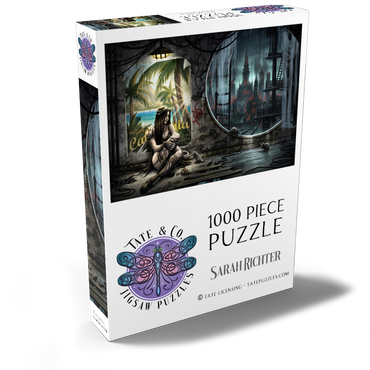 Darstellung des Puzzle Motivs Lost Times distopian Future - Sarah Richter 1000 Puzzle Schachtel Ansicht2