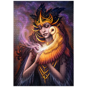 Darstellung des Puzzle Motivs Nocturnals: Die Entstehung der Sterne – Sarah Richter - Puzzleteile: 1000