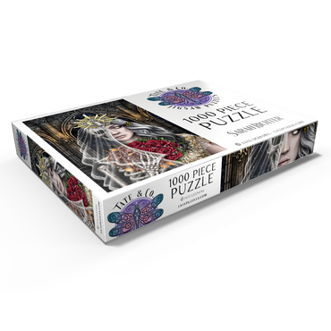 Darstellung des Puzzle Motivs The Bride Undead wife-to-be - Sarah Richter 1000 Puzzle Schachtel Ansicht1