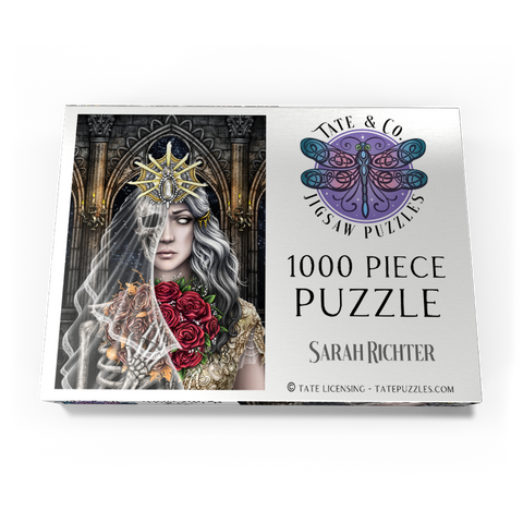 Darstellung des Puzzle Motivs Die untote Braut – Sarah Richter The Bride Undead wife-to-be - Sarah Richter 1000 Puzzle Schachtel Ansicht3