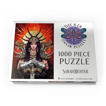 Darstellung des Puzzle Motivs Aurora Mortis Samurai Warrior - Sarah Richter 1000 Puzzle Schachtel Ansicht3