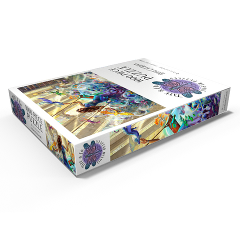Darstellung des Puzzle Motivs Aquarium Magic – Rose Cat Khan Aquarium Magic - Rose Cat Khan 1000 Puzzle Schachtel Ansicht1