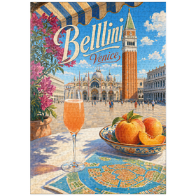 Darstellung des Puzzle Motivs Bellini – Markusplatz, Venedig - Puzzleteile: 1000