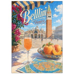 Darstellung des Puzzle Motivs Bellini – Markusplatz, Venedig - Puzzleteile: 100