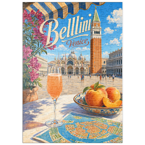 Darstellung des Puzzle Motivs Bellini – Markusplatz, Venedig puzzleplate Bellini - Venice St Marks Square 200 Puzzle
