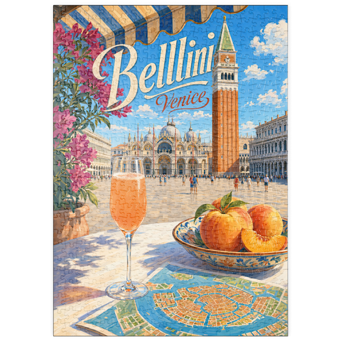 Darstellung des Puzzle Motivs Bellini – Markusplatz, Venedig puzzleplate Bellini - Venice St Marks Square 500 Puzzle