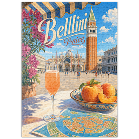 Darstellung des Puzzle Motivs Bellini – Markusplatz, Venedig - Puzzleteile: 500