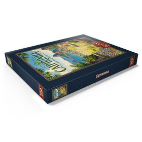 Alternative Darstellung des Puzzle-Motivs Caipirinha – Blick auf die Küste von Rio de Janeiro – Puzzleteile: 200
