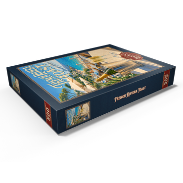 Darstellung des Puzzle Motivs French Riviera Toast - A seaside celebration 500 Puzzle Schachtel Ansicht1