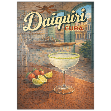 Darstellung des Puzzle Motivs puzzleplate Daiquiri - Cuba, Tropical Bar Scene 200 Puzzle