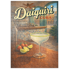 Darstellung des Puzzle Motivs Daiquiri – Kuba, tropische Barszene - Puzzleteile: 200