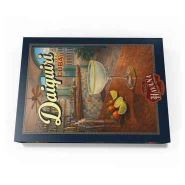 Darstellung des Puzzle Motivs Daiquiri - Cuba, Tropical Bar Scene 500 Puzzle Schachtel Ansicht3