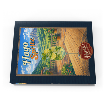 Darstellung des Puzzle Motivs Hugo Spritz - Alpine Mountain Terrace 200 Puzzle Schachtel Ansicht3