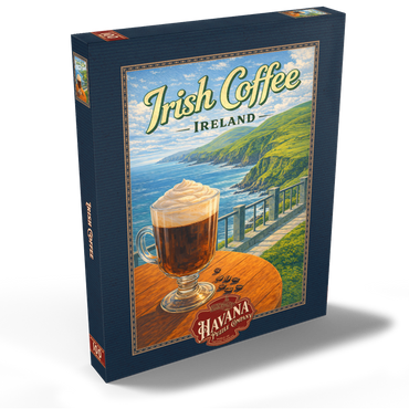 Darstellung des Puzzle Motivs Irish Coffee - Ireland's Coastal Cliffs 100 Puzzle Schachtel Ansicht2