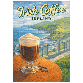Darstellung des Puzzle Motivs Irish Coffee – Irlands Küstenklippen - Puzzleteile: 100