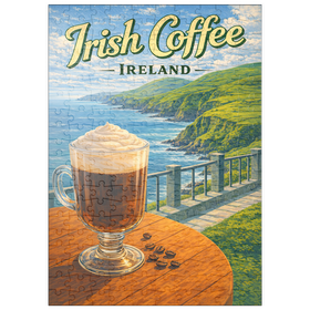 Darstellung des Puzzle Motivs Irish Coffee – Irlands Küstenklippen - Puzzleteile: 200