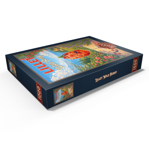 Darstellung des Puzzle Motivs Lillet Wild Berry – Cocktail Sunset an der französischen Riviera Lillet Wild Berry - French Riviera Coastal Cocktail Sunset 1000 Puzzle Schachtel Ansicht1