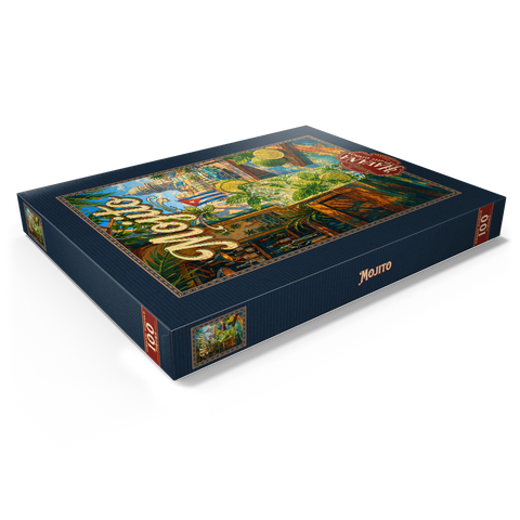 Darstellung des Puzzle Motivs Havana Mojito – Tropischer Sonnenschein Havana Mojito - Tropical Sunshine 100 Puzzle Schachtel Ansicht1