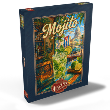 Darstellung des Puzzle Motivs Havana Mojito - Tropical Sunshine 200 Puzzle Schachtel Ansicht2
