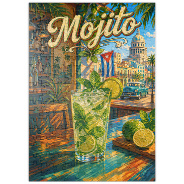 Darstellung des Puzzle Motivs puzzleplate Havana Mojito - Tropical Sunshine 200 Puzzle