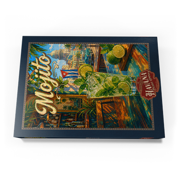 Darstellung des Puzzle Motivs Havana Mojito - Tropical Sunshine 500 Puzzle Schachtel Ansicht3