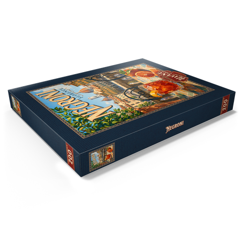 Darstellung des Puzzle Motivs Negroni – Blick auf die Terrasse in Florenz Negroni - Florence Terrace View 200 Puzzle Schachtel Ansicht1