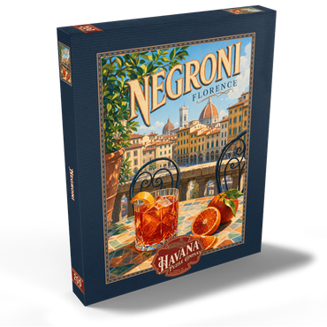 Darstellung des Puzzle Motivs Negroni - Florence Terrace View 200 Puzzle Schachtel Ansicht2